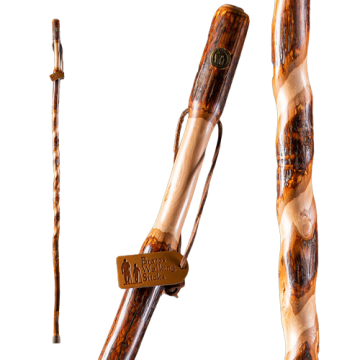 48 Inch, Twisted Hickory Sapling
