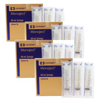 60 mL Syringe Catheter Tip case of 120