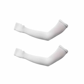 Medium, 3 x 18 Inch Arm Sleeve without Thumb, White