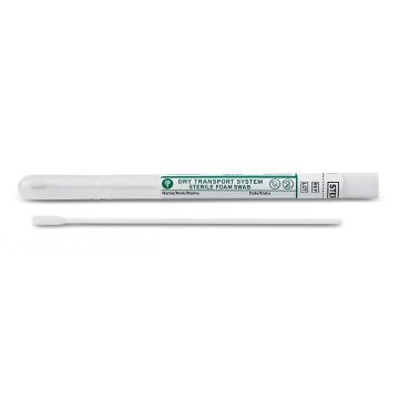 Foam Tipped Sterile Applicators/Swabs with Polystyrene Shaft , 6 Inch