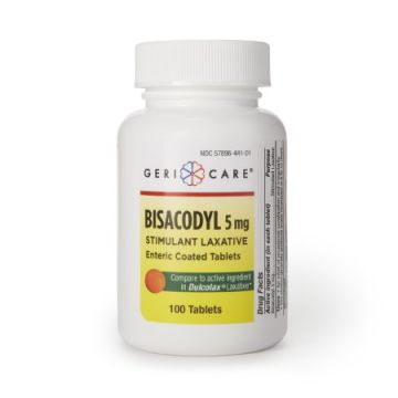Geri-Care Bisacodyl Stimulant Laxative Tablets