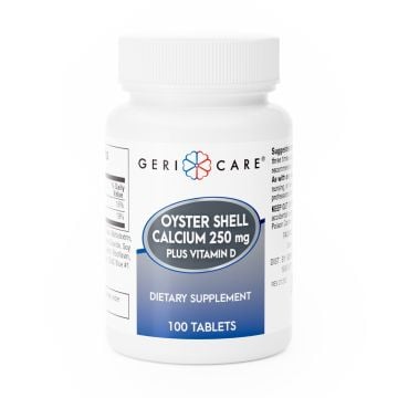 Geri-Care Oyster Shell Calcium Supplement with Vitamin D