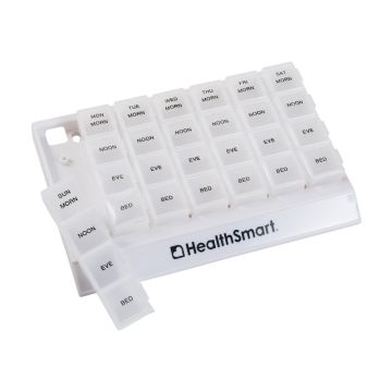Large Weekly Medication Planner Pill Holder