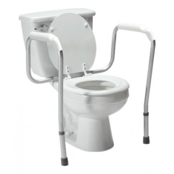 Lumex Versaframe Toilet Safety Rail, Adjustable Height