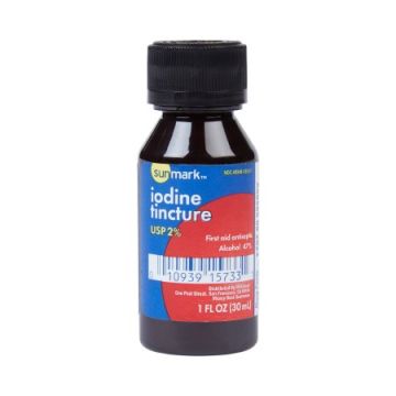 Sunmark Iodine Tincture Topical Antiseptic
