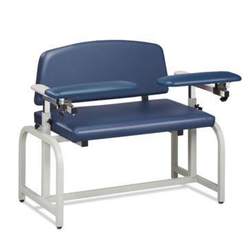 Clinton Lab X Series Blue bariatric blood drawing chair