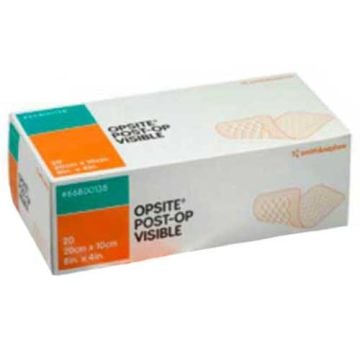 OpSite Post-Op Visible 8 x 4 Inch Transparent Film Dressing 66800138 