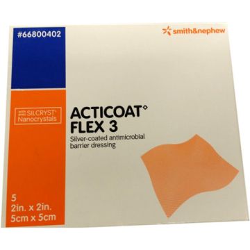 Smith and Nephew Acticoat 66800402 Flex 3