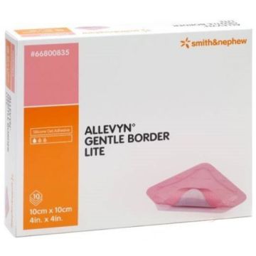 Smith and Nephew Allevyn 66800835 Gentle Border Lite