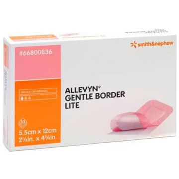 Smith and Nephew Allevyn 66800836 Gentle Border Lite