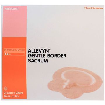 Smith and Nephew Allevyn 66801031 Gentle Border Sacrum