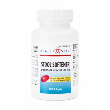 Geri Care Stool Softener, 250 Softgels