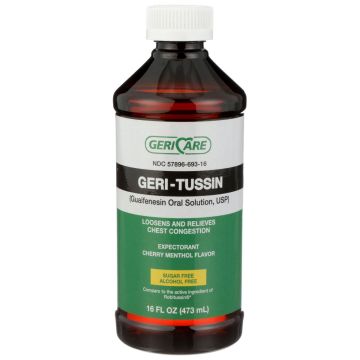 Geri-Tussin Cough Syrup, 16 oz. Bottle