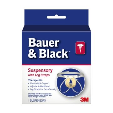 Jock Strap Athletic Supporter Bauer & Black 201161