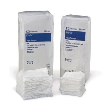 Covidien 7310 KERLIX 6 x 6-3/4 Inch Super Sponge Gauze 6 Ply, Sterile