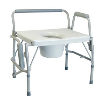 Lumex Imperial Collection Bariatric Steel Drop Arm Commode