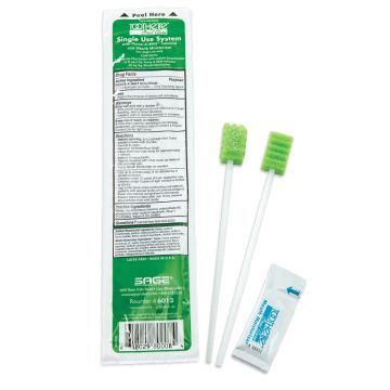 Single Use Swab System with Perox-A-Mint