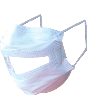 Safe 'N' Clear The Communicator Facemask with Clear Window