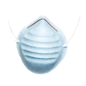 MedLine Surgical Cone-Style Face Mask - NON27381