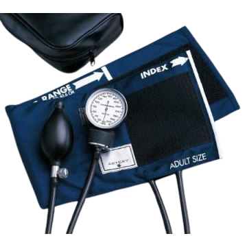Navy Blue Adult Size Aneroid Sphygmomanometer With Cuff