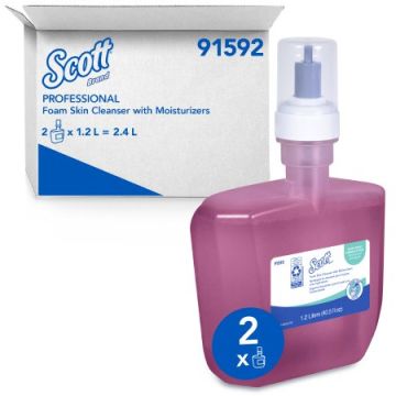 Scott Foam Skin Cleanser with Moisturizers, 1.2 L - 91592
