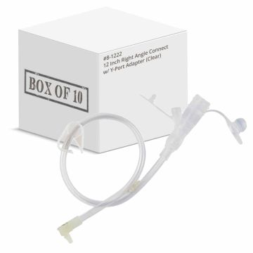 12 inch right angle connect w y ort adapter