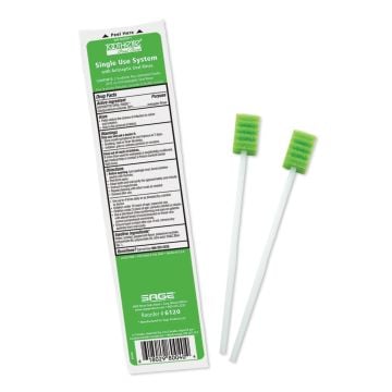 Toothette Plus Oral Swab with Refresh Solution