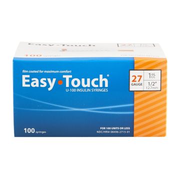 1mL, 27 Gauge, 1/2 Inch Needle