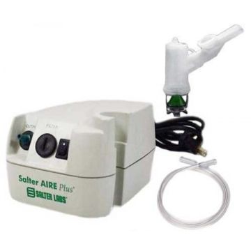 Compressor with ONE NebuTech Nebulizer #8660 REUSABLE Mouthpiece and 7 Foot Tubing