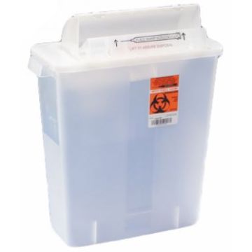 Cardinal Health Monoject SharpStar 3 Gallon Translucent Lid and Clear Base