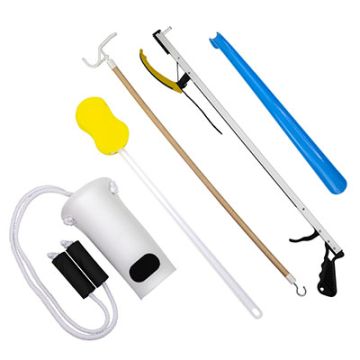 Kit with 26 Inch Reacher, 24 Inch Metal Shoe Horn