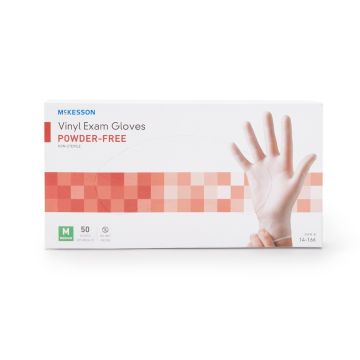 Confiderm Vinyl Exam Gloves Powder Free - NonSterile
