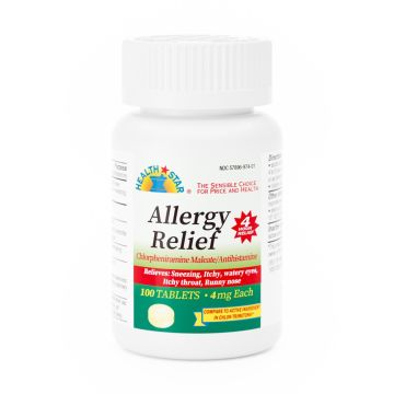 Health Star Allergy Relief Tablets