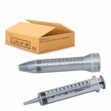 60 mL Syringe Catheter Tip - Rigid Pack