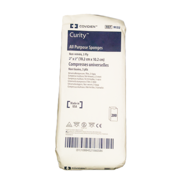 Covidien 9132 Curity 2 x 2 Non-Woven All Purpose Sponge Gauze