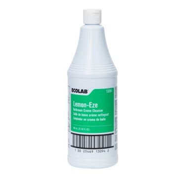 Ecolab Lemon-Eze Bathroom Creme Cleanser - 32 Oz.