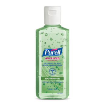 4 Ounce Gel with Aloe - Squeeze Bottle with Flip Top Cap