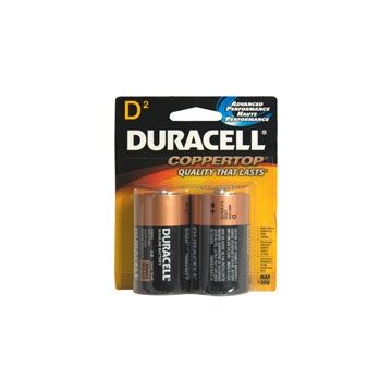 D Duracell Coppertop Batteries