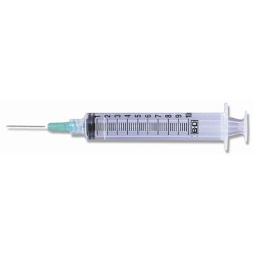 BD 10 mL Syringes with PrecisionGlide Needle & Luer-Lok Tip