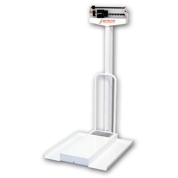 Detecto 485 Stationary Mechanical Wheelchair Scale 