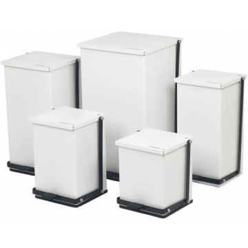 Step-On Can White