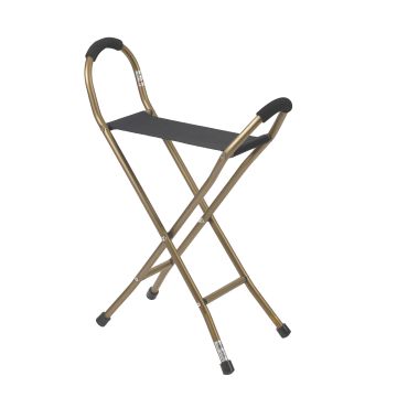 Drive Folding Lightweight Cane with Sling Style Seat