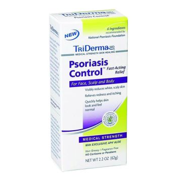 Triderma Psoriasis Control for Face, Scalp and Body, 2.2 oz Tube - 62025