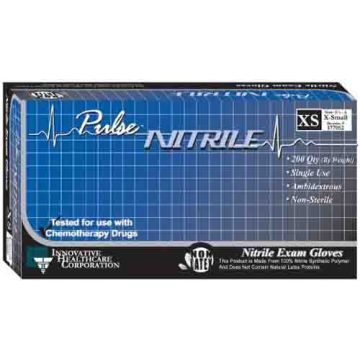 Pulse Nitrile Exam Gloves Powder Free - NonSterile