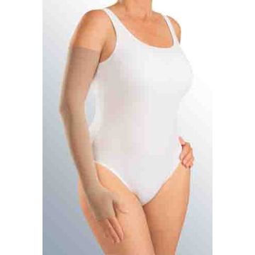 Harmony Arm Sleeve with Gauntlet and Top Band 30-40 mmHg Compression
