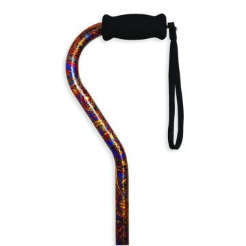Paisley Mountain Properties Offset Handle Adjustable Aluminum Cane