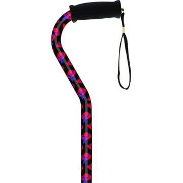 Mountain Properties Offset Handle Adjustable Aluminum Cane