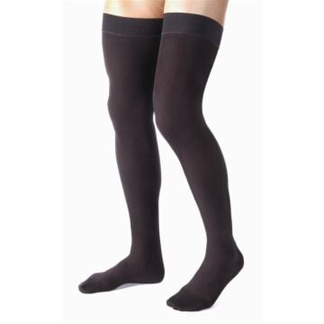 Jobst Men's 20-30 mmHg Thigh High Compression Socks, CLOSED TOE  