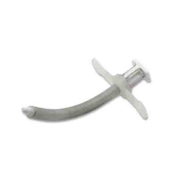 Bivona Silicone Uncuffed Fixed Neck Flange HyperFlex Extra Length Tracheostomy 