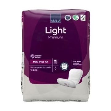 Packaging of the ABENA Light Mini Plus 1A pads
